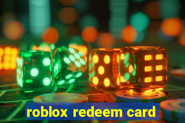 roblox redeem card